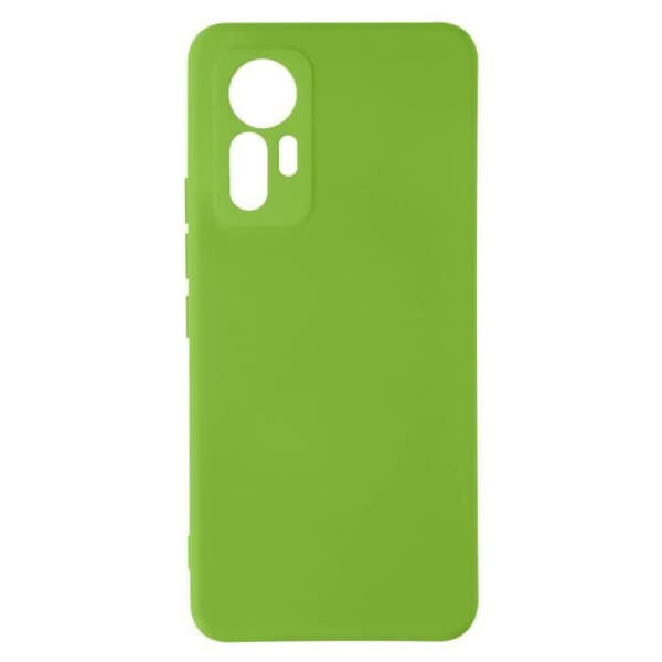 Coque för Xiaomi 12 Lite - AVIZAR - Halvhård Silikon - Soft-touch - Grön - Stötresistent Skydd grön