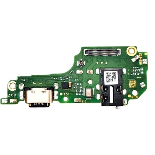 USB C Latausliitin Vivo Y35 Mikrofoni + Jack-lähtö Musta Svart