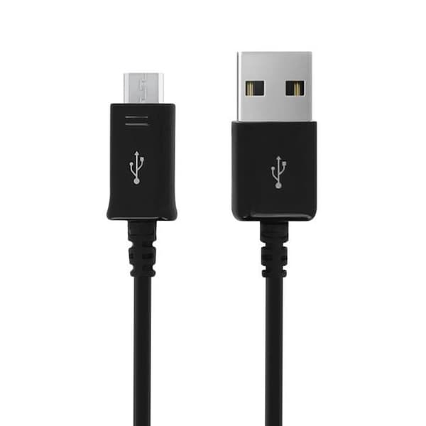 USB-kaapeli Micro-USB:lle - SAMSUNG - APCBU10BBE - 1m - Lataus ja synkronointi - Musta Svart