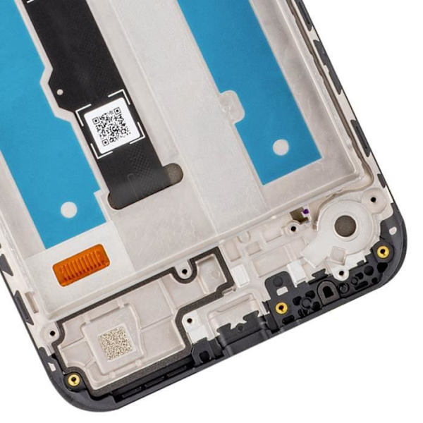 Original Motorola G41 LCD-skærm + Touch Glas (med chassis) - MOTOROLA - Moto G41 - Grå - 110 g Grå