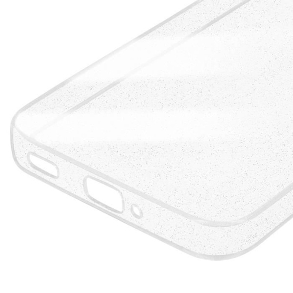 Fodral till Xiaomi Redmi 12 - AVIZAR - Glitter Silikon - Skyddad kamera - Genomskinlig Transparent