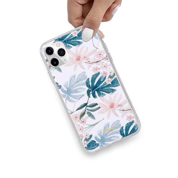 Telefoncase - Crong - Blomst - iPhone 11 Pro - Blomster mønster - Blød beskyttelse Doré