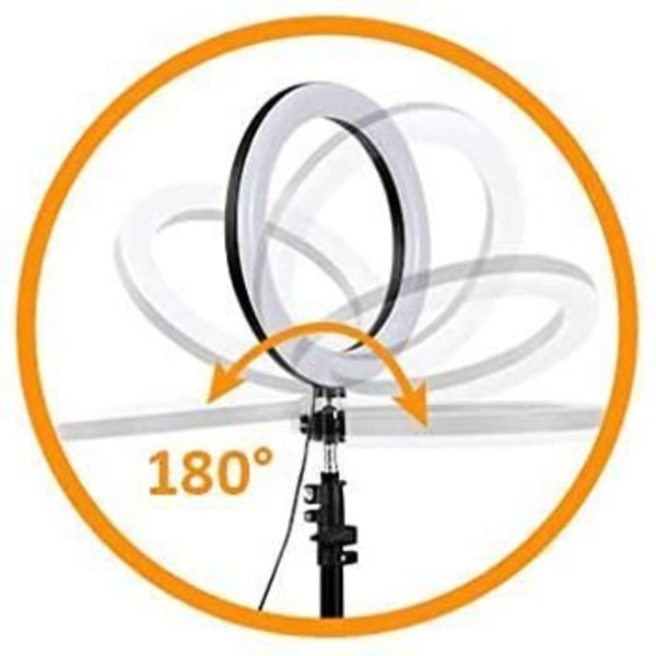 Vloggaus- ja valokuvapaketti - BIGBEN CONNECTED - Jalusta 1,6 m - LED-valo säädettävällä kirkkaudella - Musta