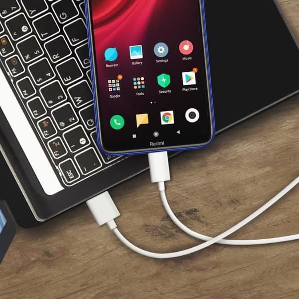 USB-kaapeli - XIAOMI - Lataus ja synkronointi - Valkoinen - 1,2 m