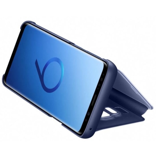 Samsung Clear View Cover Stand S9 Fodral - Blå