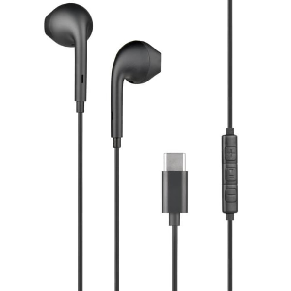 Sisäkorva-kuulokkeet - Bigben - USB C - Musta - Langallinen - Hikoilunkestävä Svart