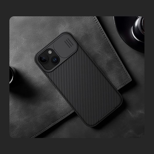 Coque til iPhone 15 Rigide Magnetisk CamShield PRO Nillkin Sort Svart