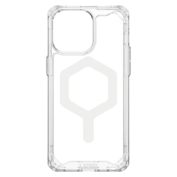 UAG MagSafe Fodral för iPhone 15 Pro Max Slim Transparent och White Plyo Series