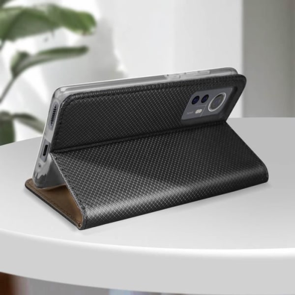 Xiaomi 12 Pro Case med Flip Card Holder Stand Funktion Sort