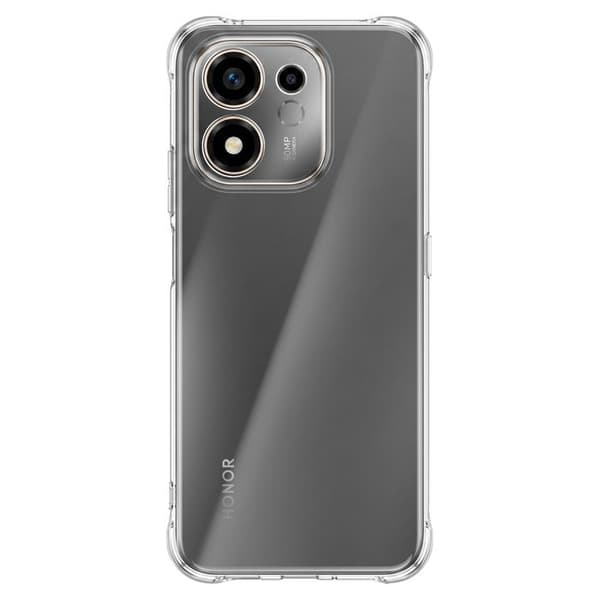 Siliconfodral för Honor 600 Smart med förstärkta hörn, transparent Vit