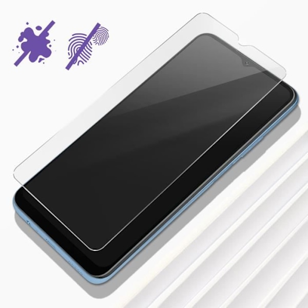 Skyddsfilm - AVIZAR - Blackview A52 - 9H härdat glas - 2,5D fasade kanter - 0,26 mm transparent Vit