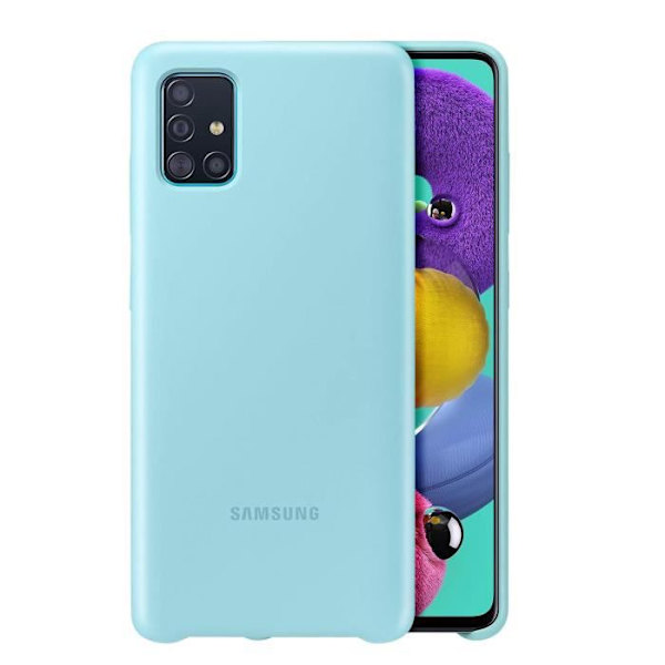 Coque - Samsung - Galaxy A51 - Semi-rigid - Soft Touch - Blå Turkos Turkos