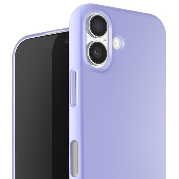 Telefoncase - AVIZAR - iPhone 17 - Silikone Soft Touch - Justerbar Snor - Lavendel Violett