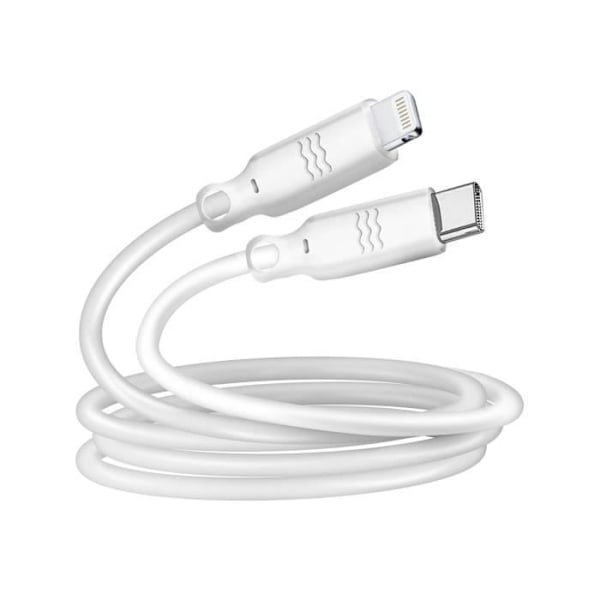Økologisk Kabel Lynintensitet 3A 2m Genanvendelig Bare Grøn hvid