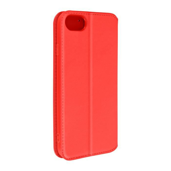 iPhone SE 2020, 8, 7, 6 ja 6S Case Flip Wallet Video Support Red Red Röd