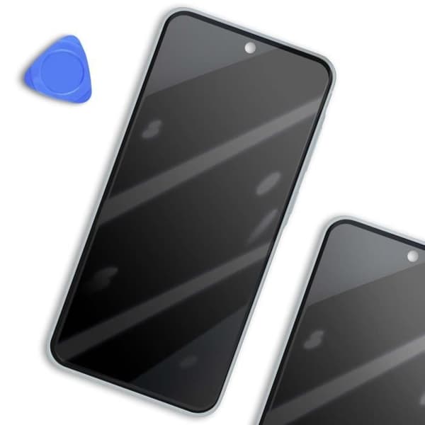 Skärm för Samsung Galaxy A55 LCD + Pekskärm + Original Samsung Ram blå Blå