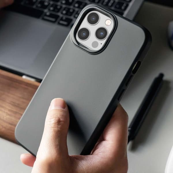 Cover til iPhone 12 Pro Max SolidSuit Serie Ultra Holdbar Rhinoshield Sort Svart