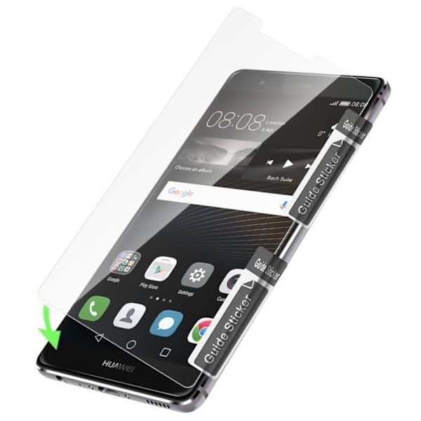 Suojakalvo - AVIZAR - Huawei P9 - Karkaistu lasi - Erittäin kestävä - 0,3 mm Transparent