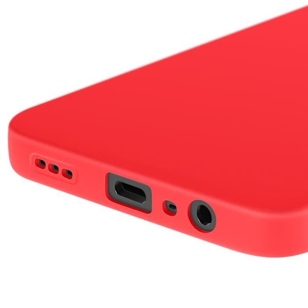 Coque för Oppo A40 Silikon Matt Kamera Skyddad Röd Röd