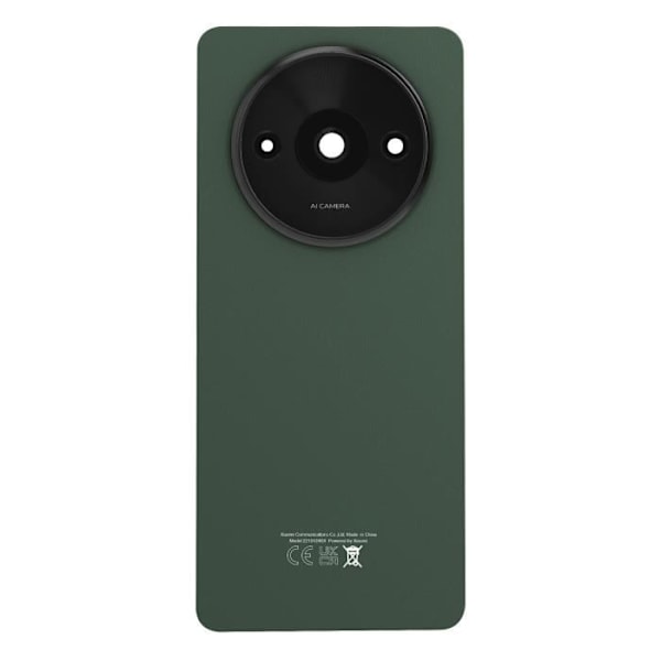 Udskiftningsglas bagtil til Xiaomi Redmi A3 Dark Green Grön