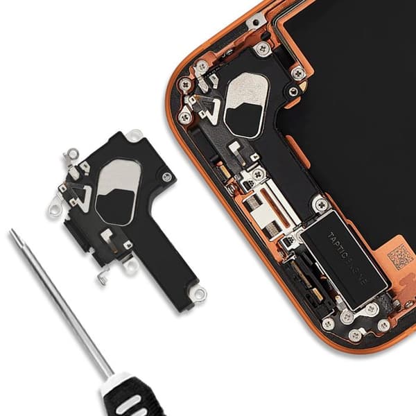 Erstatnings Ekstern Højttaler til iPhone 17 Pro Sort Svart