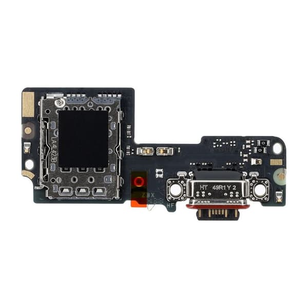USB-C Opladerstik - XIAOMI - Poco X7 - Sort - Servicepakke - Udskiftning Svart