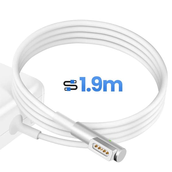 Lader til MacBook Pro 13" A1278 2009-2010 MagSafe 1 - 60W Hvid Vit