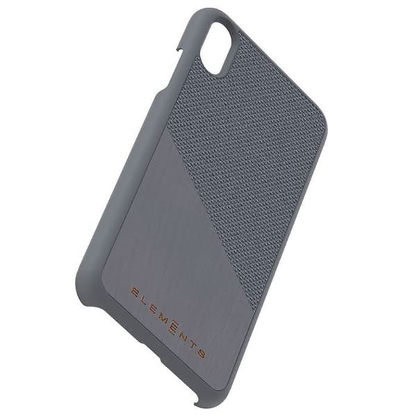 Telefoncover - Nordic Elements - Original Hel - Ahorntræ - Polycarbonat - Mellemgrå Mellem grå