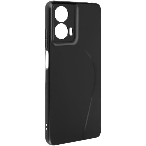 Taske til Motorola Moto G04 og G24 Camera Protected Silicone Thin Black Svart