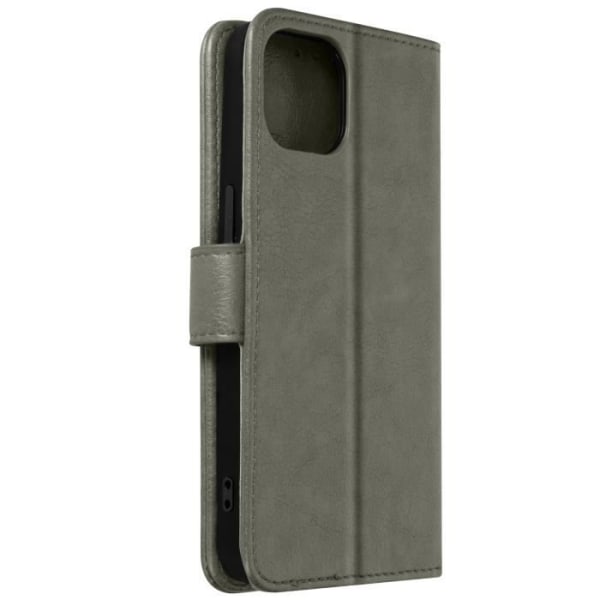 Apple iPhone 13 Case Flip Wallet Funktion Video Support Grå AVIZAR Grå