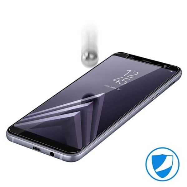 Suojakalvo Samsung Galaxy A6 Plus -puhelimeen - AVIZAR - Karkaistu lasi - Naarmuuntumaton - Erittäin ohut