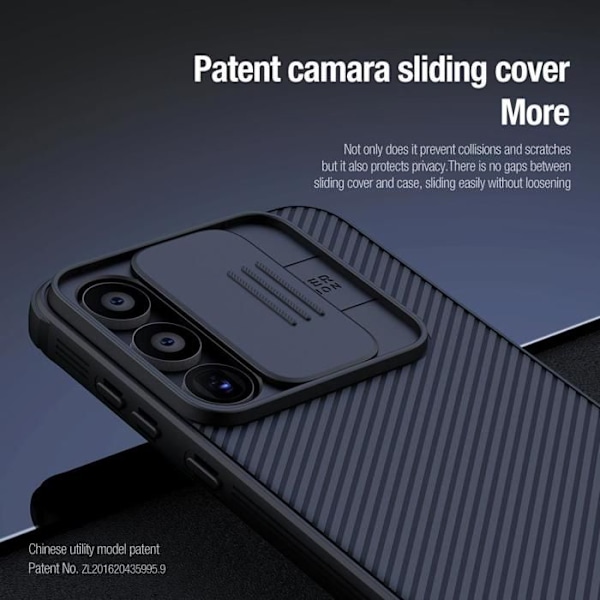 Nillkin CamShield PRO Magnetiskt Bakskydd för Samsung Galaxy A55 5G Svart