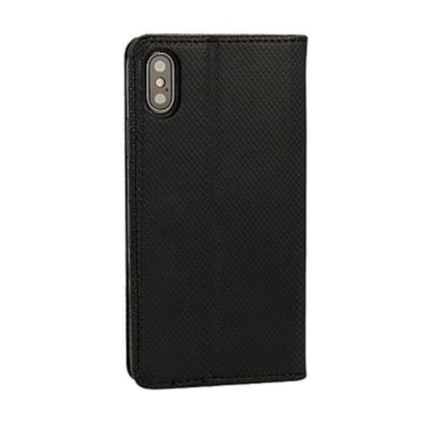 iPhone 14 etui - sort pungetui med magnetlukning