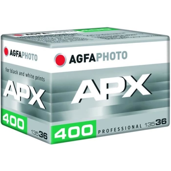 Agfaphoto APX400 sort/hvid fotofilm - 135 mm - 36 eksponeringer - ISO 400