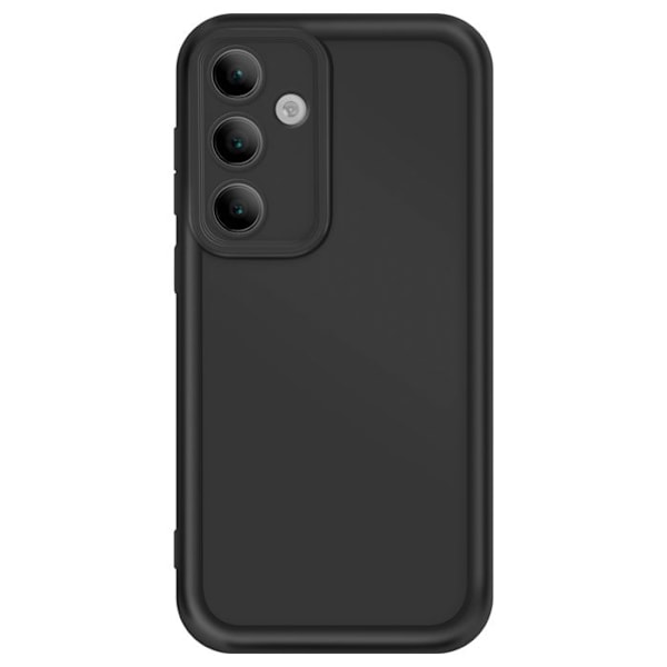 Samsung Galaxy S24 FE Soft Touch - Kohokuvioidut reunat - Musta Svart