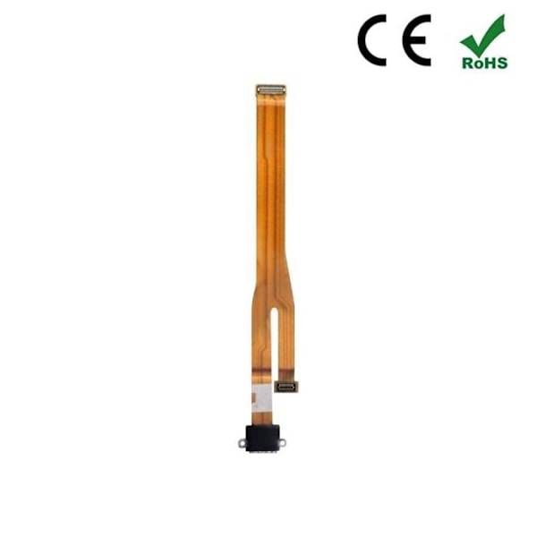 Latausliitin - Oppo - A72 - USB Type C - Musta - Yhteensopiva CE- ja RoHS-standardien kanssa Svart