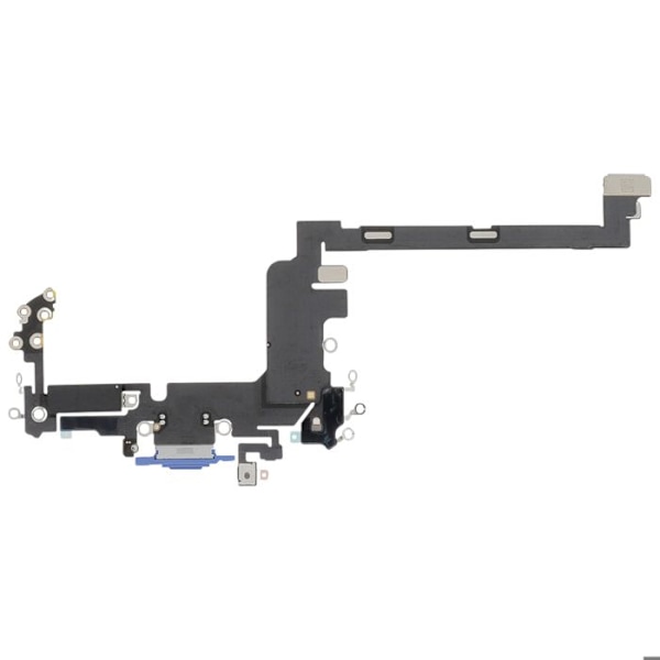 USB-C opladerstik til iPhone 17 Pro med indbygget mikrofon blå Blå