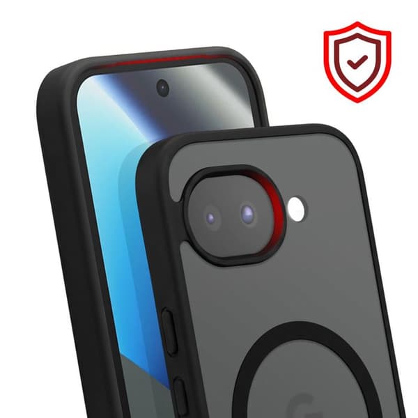 Cover til Google Pixel 10a Kompatibel med MagSafe Collection Frost Farve Sort Svart