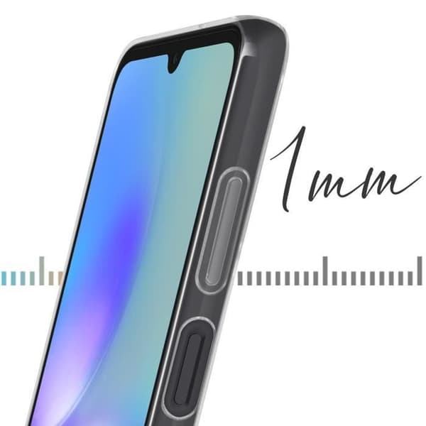 Etui til Samsung Galaxy A05s Soft Silikone 1mm Light Invisible Transparent Transparent