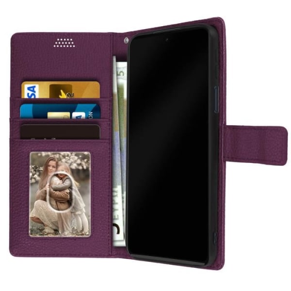 Motorola Edge 30 Pro Plånboksfodral Videostöd Lila