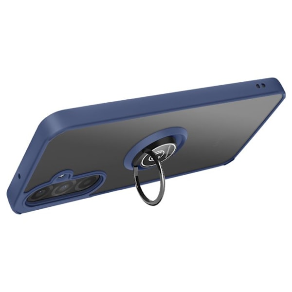 Coque för Samsung Galaxy A26 Magnetring Genomskinlig Mörkblå Blå