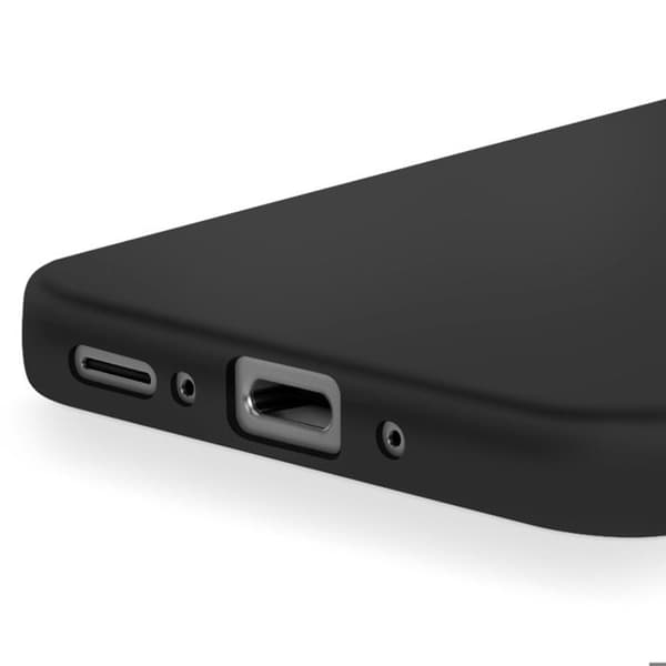 Coque Soft-Touch til Galaxy A37 i Semi-hård Antiskrid Silikone Sort Svart