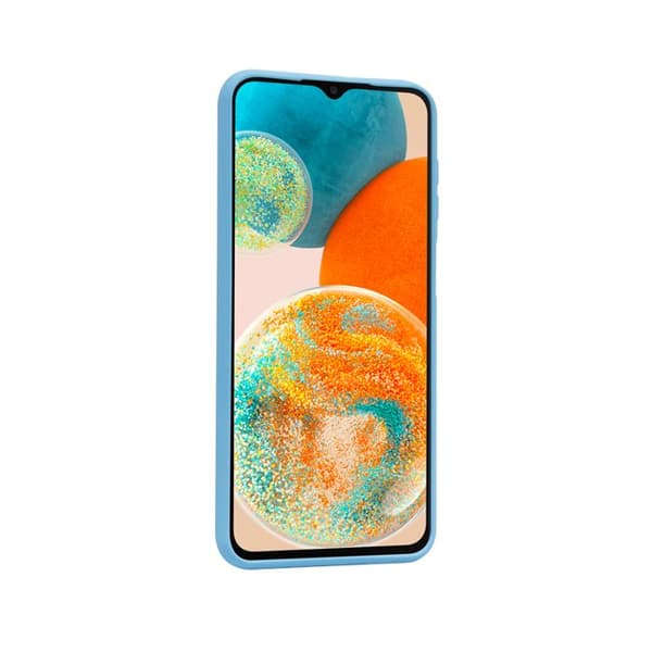 Telefoncase - CRONG - Samsung Galaxy A23 5G - Fleksibel - Silikone - Blå Blå