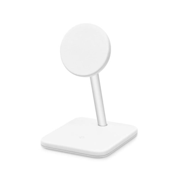 Langattoman Qi2 2-in-1 HiRise 2 Deluxe -lataustuen vaihtoehto MagSafe Twelve South Valkoinen Vit