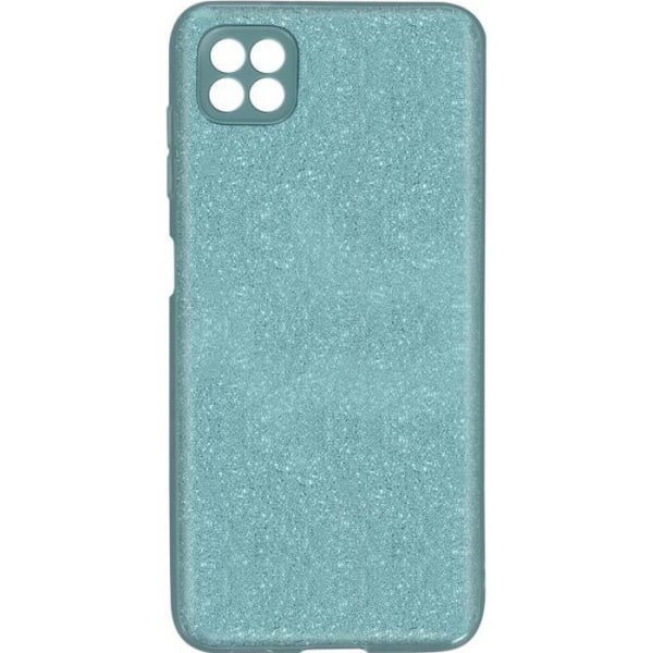 Fodral till Samsung Galaxy A22 5G Glitter Avtagbar silikon Halvstyv blå
