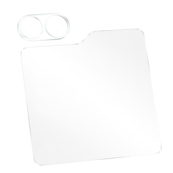 Suojakalvo - IMAK - Samsung Galaxy Z Flip 5 - 9H karkaistu lasi - Sormenjälkiä estävä - Vahvistettu suoja Transparent