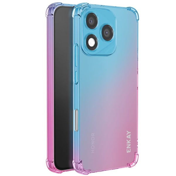 Coque til Honor 400 Lite Blød med Forstærkede Hjørner Gradient Design Enkay Blå / Rosa