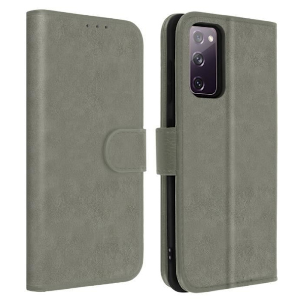 Etui til Samsung Galaxy S20 FE - AVIZAR - Hel cover - Blød - Magnetisk - Glat grå