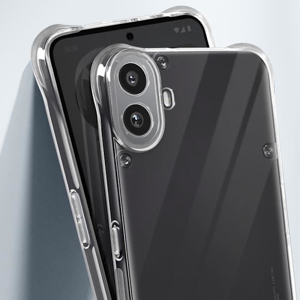 Skydd för Nothing CMF Phone 1 Stöttålig Flexibel Förstärkta Hörn Transparent Transparent