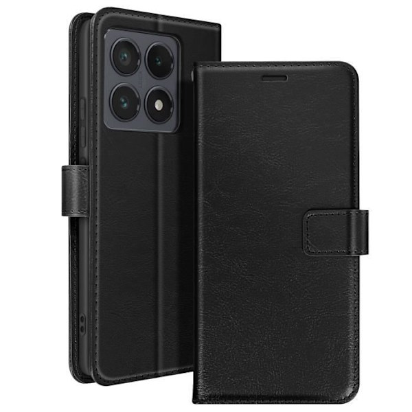 Xiaomi 14T Pro Lompakkokotelo Rannekkeen kanssa Mayaxess Musta Svart